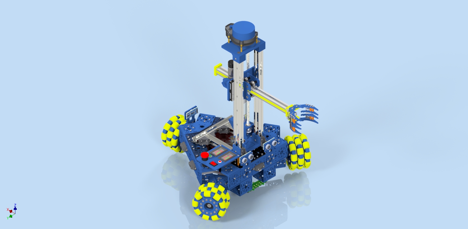 OMS全向轮机器人车